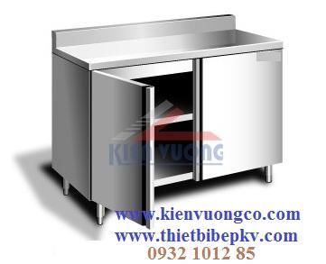 QUẦY INOX CỬA MỞ