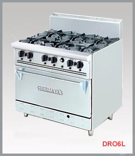 BẾP ÂU 6 HỌNG CÓ LÒ NƯỚNG