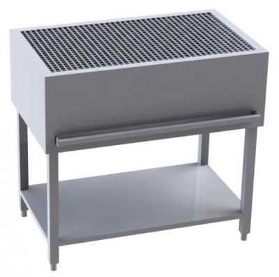 BẾP NƯỚNG THAN CỦI CÓ KỆ DƯỚI