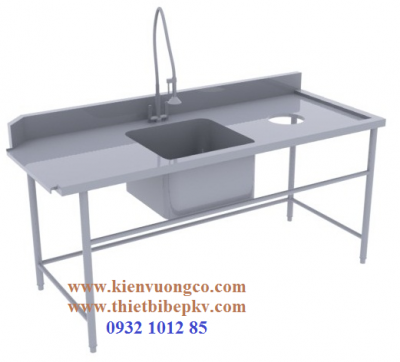 CHẬU RỬA ĐƠN CÓ VÒI PHUN TRÁNG