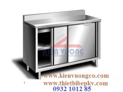 QUẦY INOX CỬA LÙA