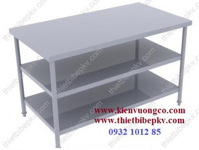 BÀN INOX 3 TẦNG