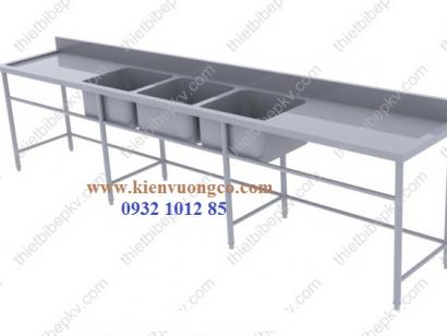 CHẬU RỬA BA (03) CÓ BÀN CHỜ