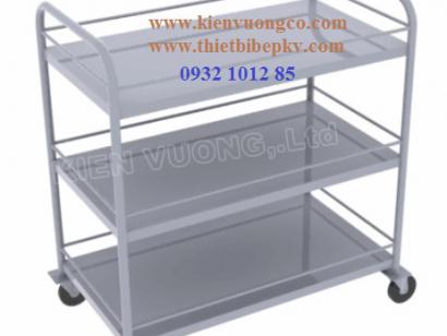 XE ĐẨY INOX 3 TẦNG
